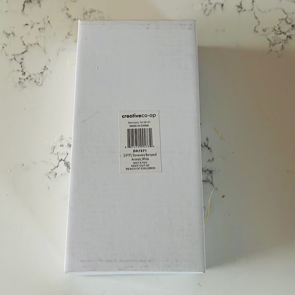 Creative Co-Op Stoneware Barnyard Animals Set of 9 - Picture 9 of 12